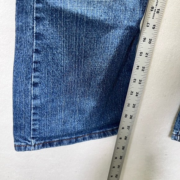 Levi’s 515 Bootcut Jeans Womens 12 S Short Blue Denim Stretch Pants Comfy 2556 - Picture 6 of 10